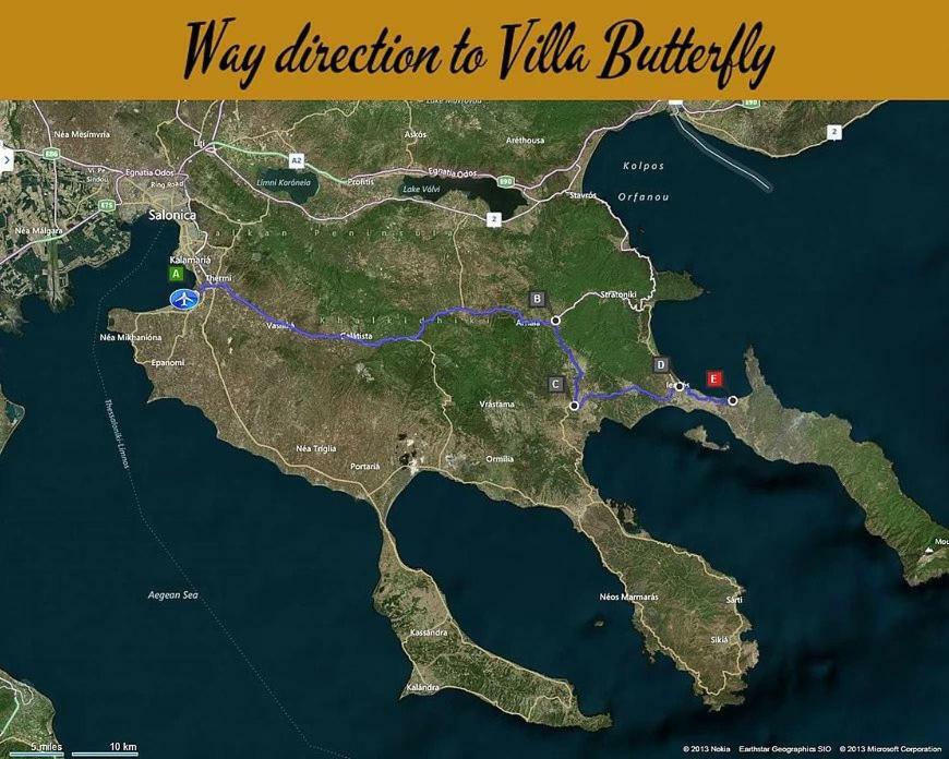 Villa Butterfly Неа-Рода Экстерьер фото
